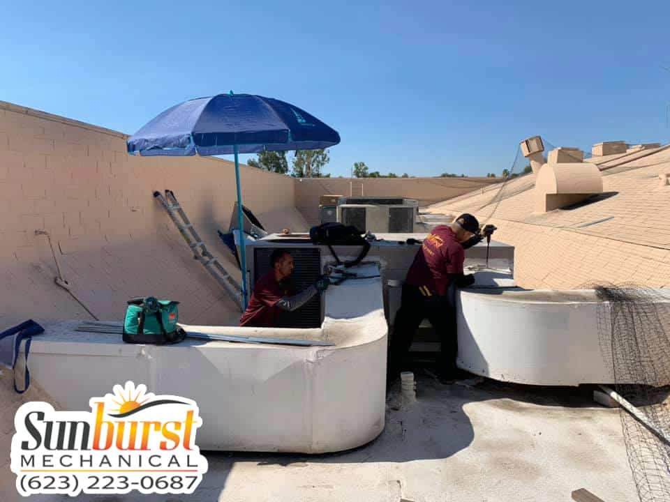 Sunburst Mechanical - Serving Phoenix and surrounding areas - Specializing in Refrigeration - Mechanical Piping - Chilled Water Systems - Boilers - HVAC - Emergency Service Available