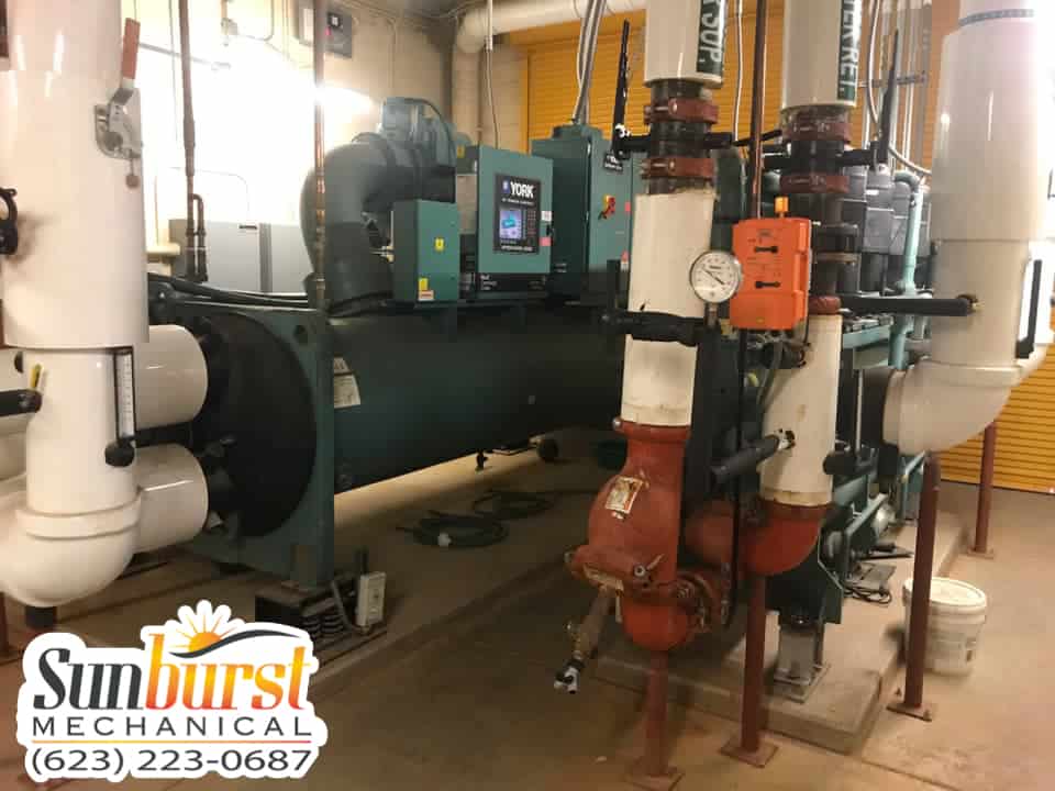 Sunburst Mechanical - Serving Phoenix and surrounding areas - Specializing in Refrigeration - Mechanical Piping - Chilled Water Systems - Boilers - HVAC - Emergency Service Available